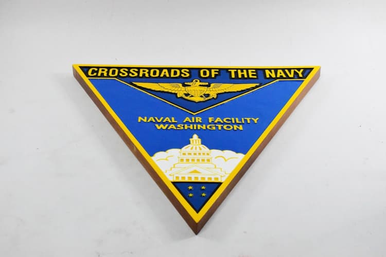 NAF Washington Crossroads of the Navy Plaque