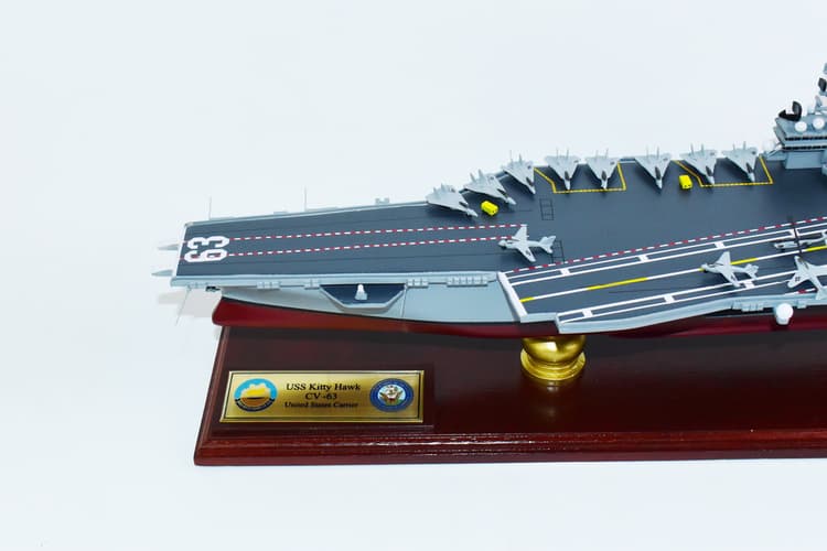 USS Kitty Hawk CV-63 Aircraft Carrier Model - 24 