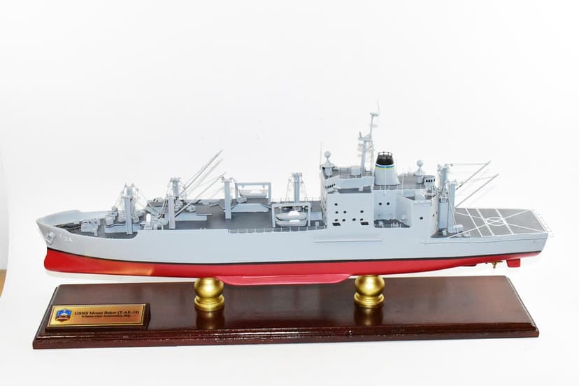 USNS Mount Baker (T-AE-34) Ship Model, Kilauea Class Ammunition Ship, Military Sealift Command,24"