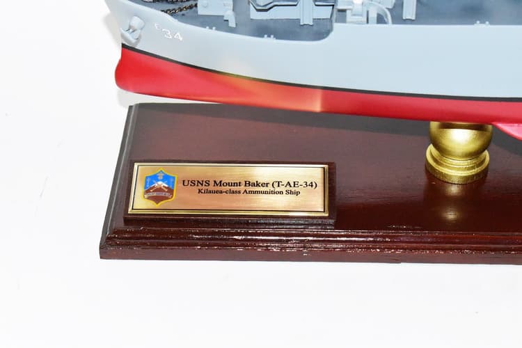 USNS Mount Baker (T-AE-34) Ship Model, Kilauea Class Ammunition Ship, Military Sealift Command,24"