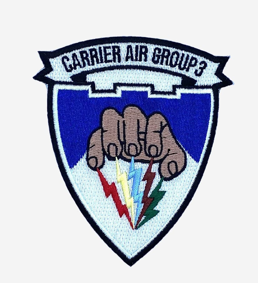 Carrier Air Group CVW-3 Patch – Plastic Backing