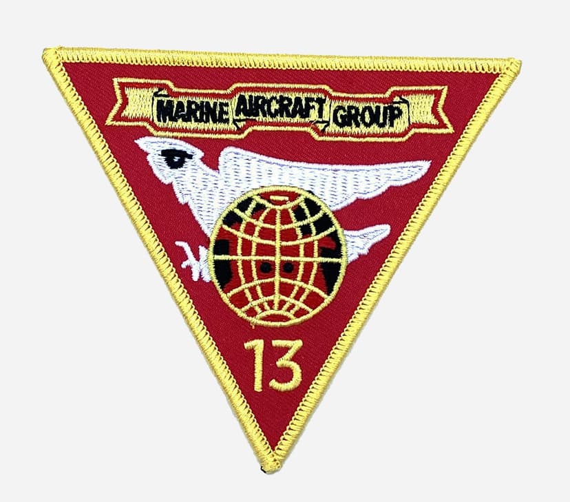 Marine Aircraft Group MAG-13 Throwback Patch- Plastic Backing