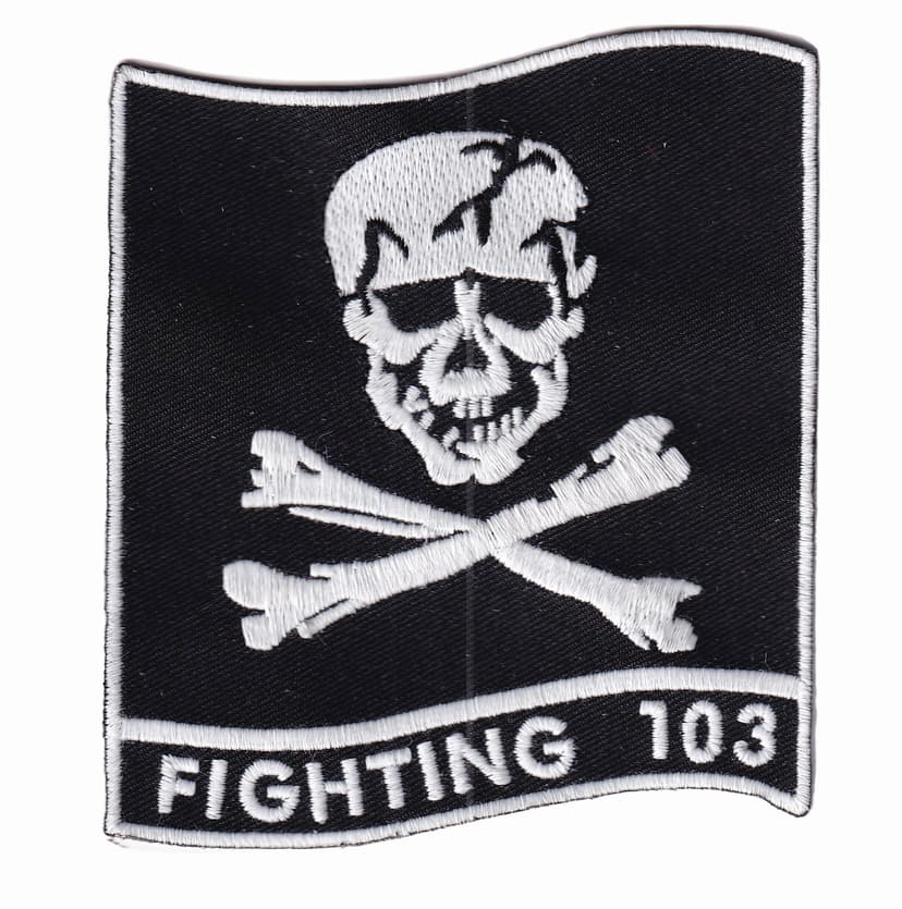 VFA-103 Jolly Rogers Squadron Glow in Dark Patch – Sew On