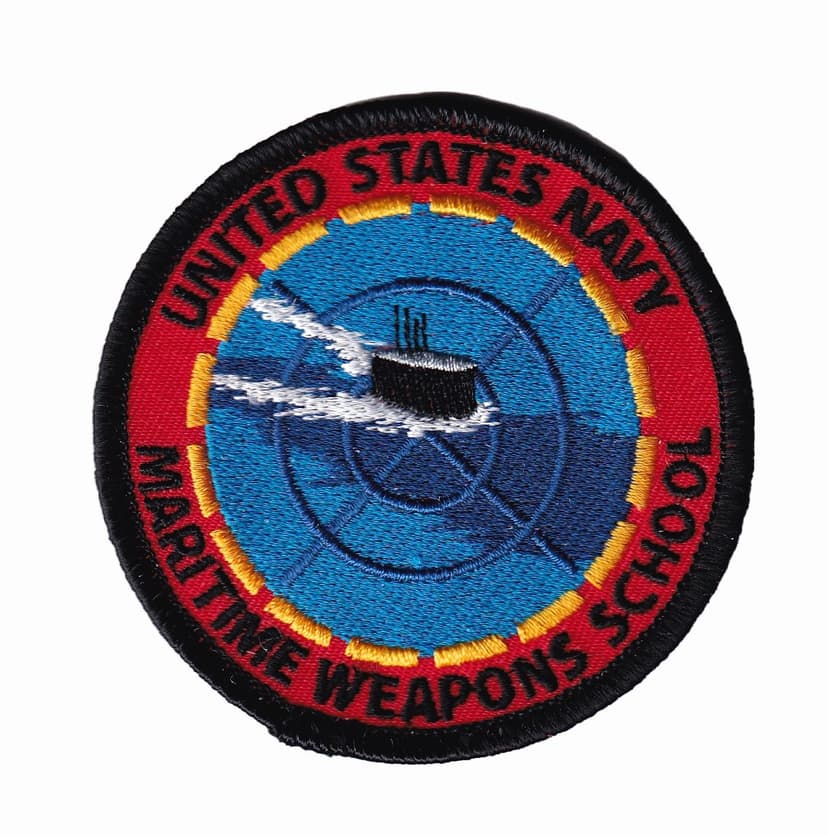 Maritime Weapons School Patch - Sew On 3"