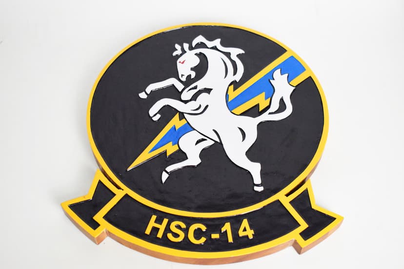 HSC-14 Chargers Plaque