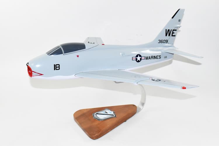 VMA-214 Black Sheep FJ-4b Fury Model