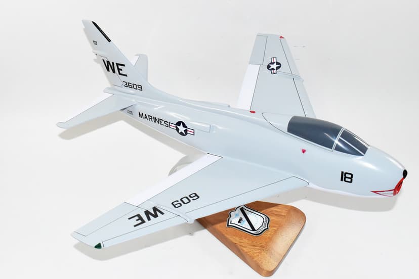VMA-214 Black Sheep FJ-4b Fury Model
