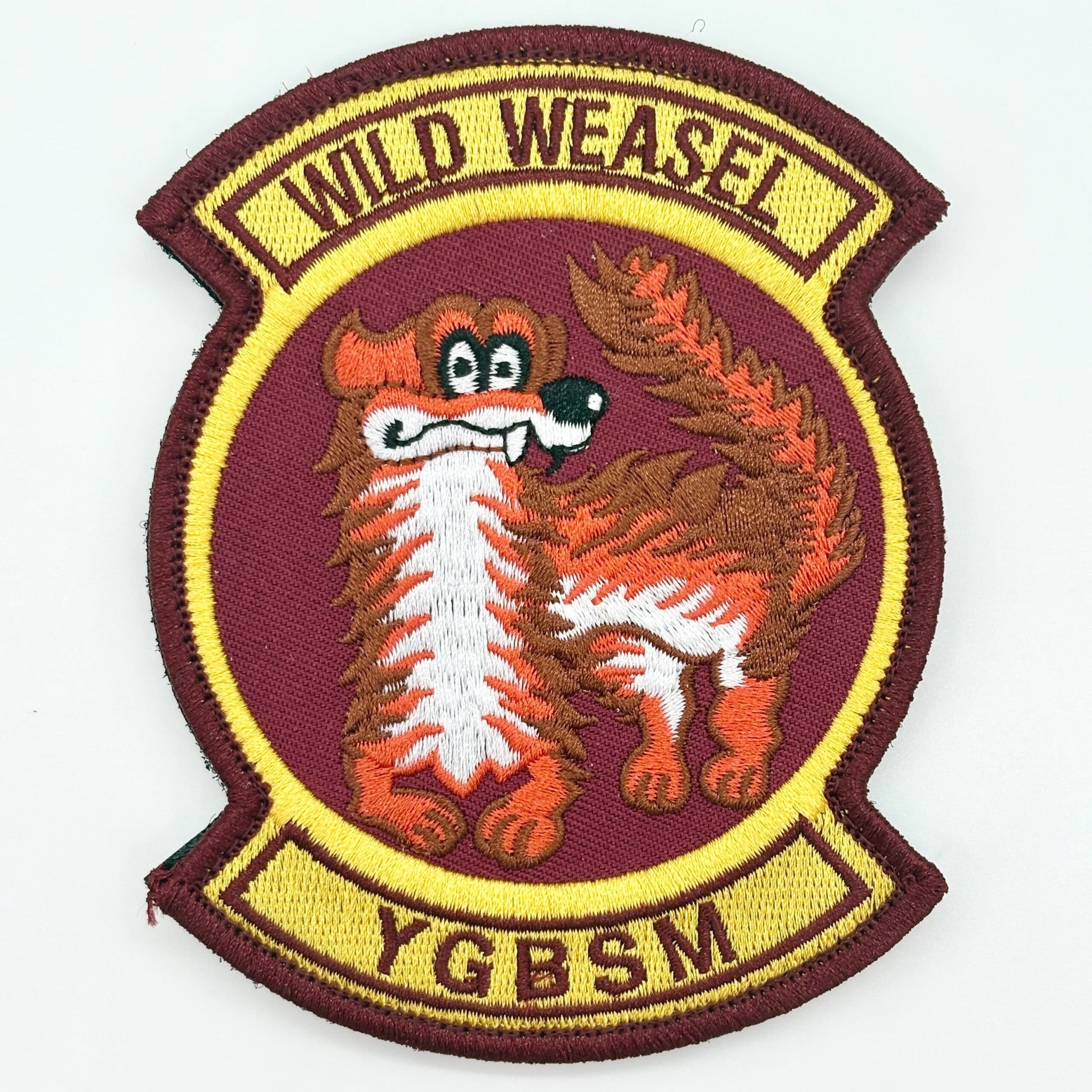 Wild Weasels YGBSM Patch– With Hook and Loop, 4.5