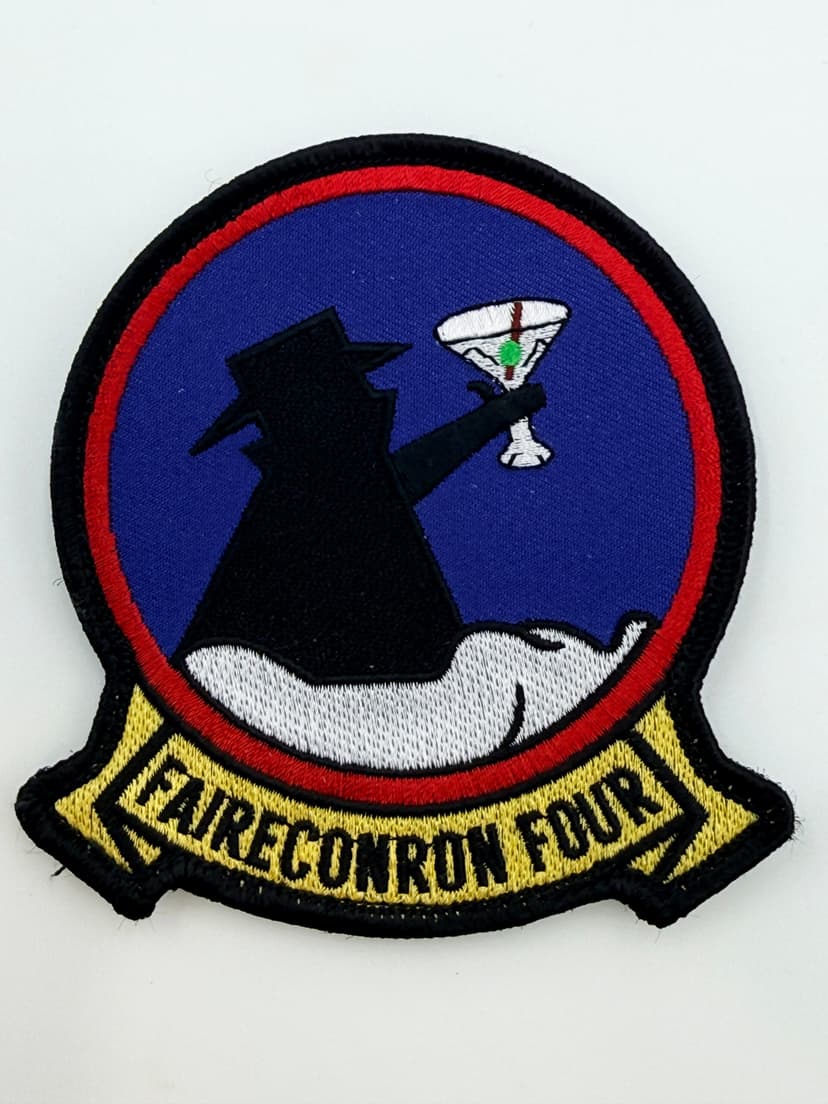 VQ-4 "Friday" Martini Patch – Hook and Loop, 4"