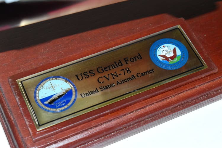 USS Gerald R Ford CVN-78 Ford Class Carrier Model, 24 inch