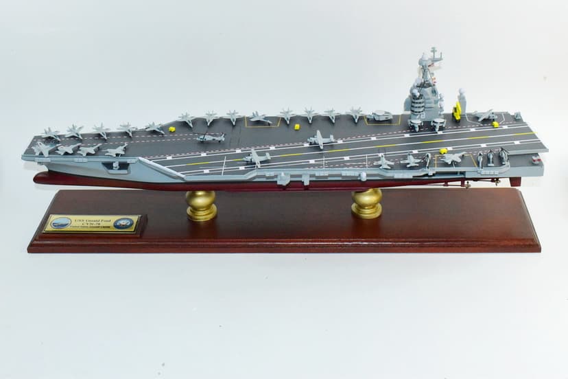 USS Gerald R Ford CVN-78 Ford Class Carrier Model, 24 inch