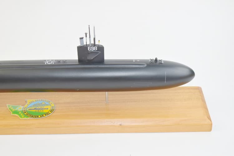 USS Bremerton SSN-698 (Black Hull) Submarine Model
