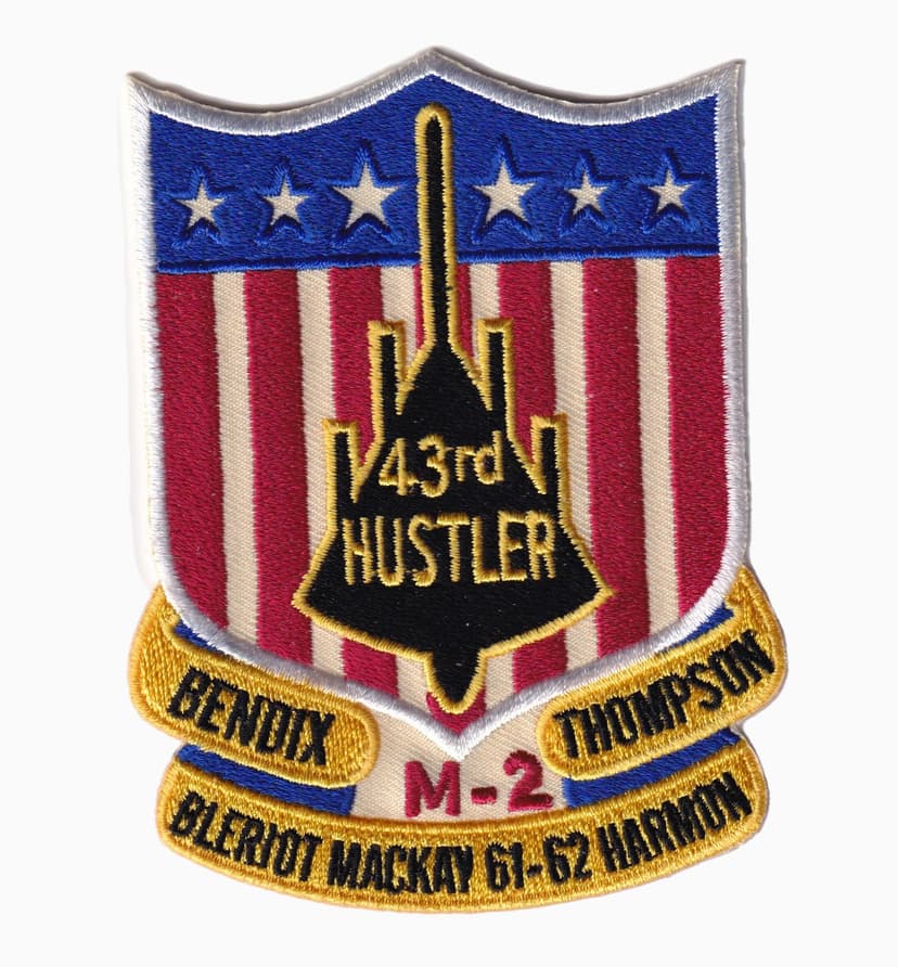 43rd Bombardment Wing B-58 Hustler Patch