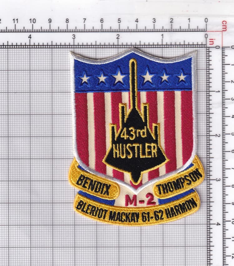 43rd Bombardment Wing B-58 Hustler Patch