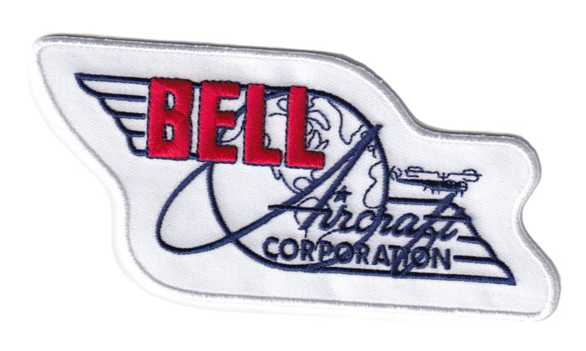 Bell Aircraft Corporation Patch - Plastic Backing / Sew On, 5"