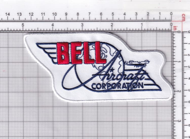 Bell Aircraft Corporation Patch - Plastic Backing / Sew On, 5"