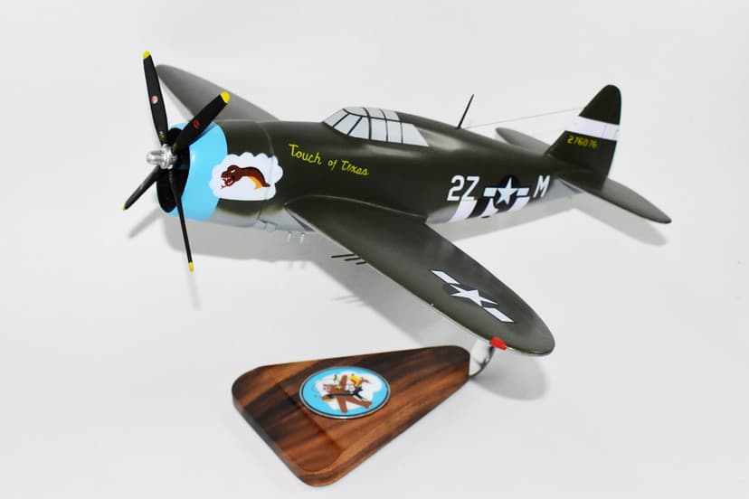 Republic P-47D Thunderbolt, 510th FS 405 FG Touch of Texas, Capt Mohrle