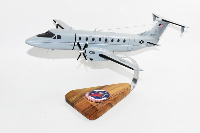Beechcraft® C-12J Huron, 459th Airlift Squadron Yokota AB, 1/36 Scale Mahogany Model