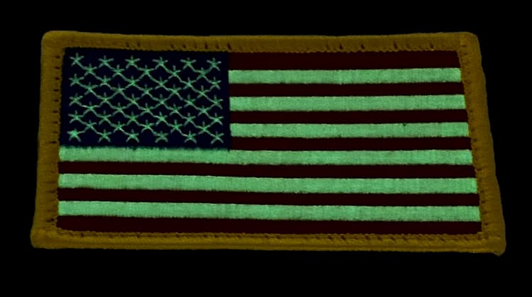 Flag Patch Glow in the Dark