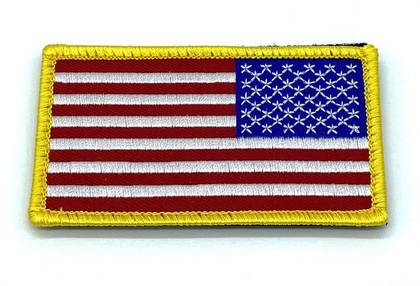 US Flag Reverse Patch Glow in the Dark