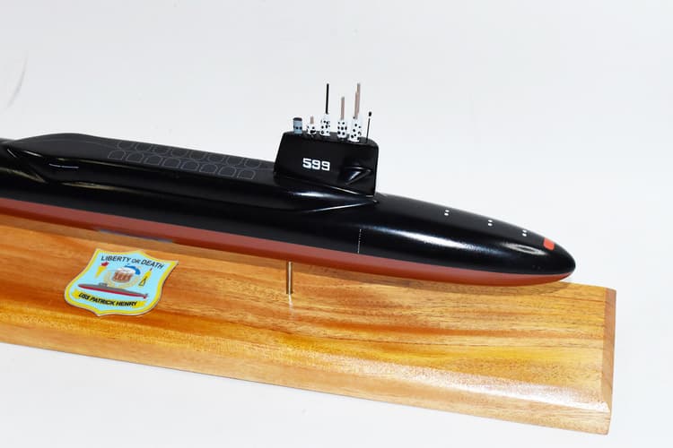 USS Patrick Henry SSBN-599 Submarine Model