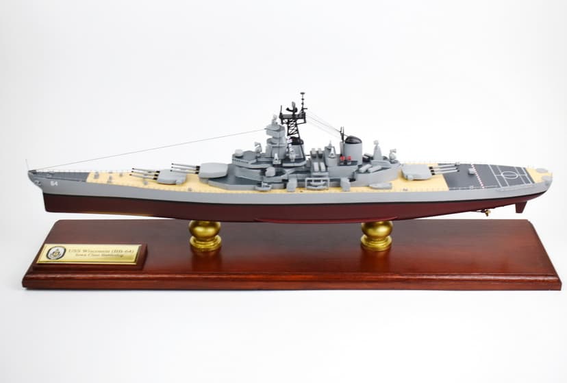 USS Wisconsin BB-64 Iowa Class Battleship