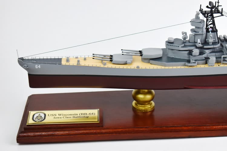 USS Wisconsin BB-64 Iowa Class Battleship