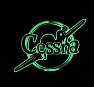 Cessna® WWII Patch, PVC 3.5 inch Glow in the Dark