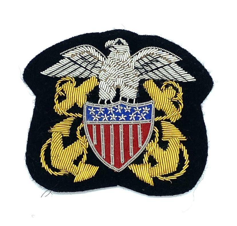 USN Officer Crest Badge