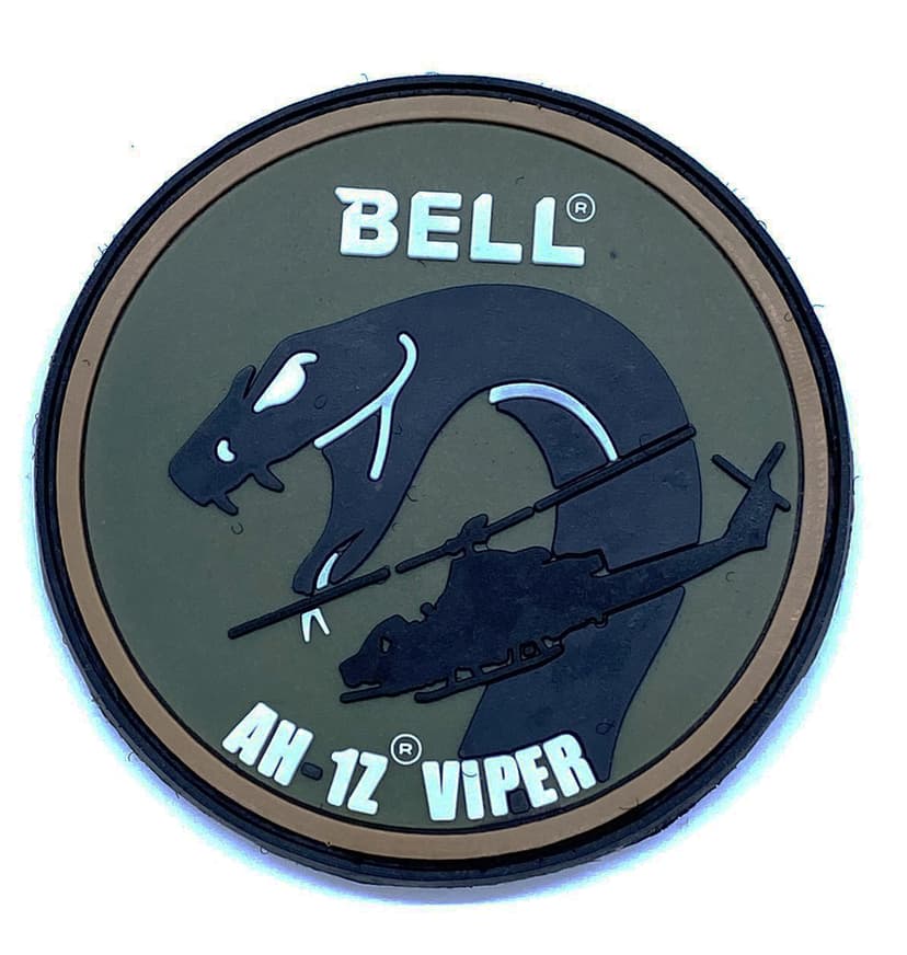 Bell AH-1Z Viper, 3 in PVC Glow in the Dark Patch