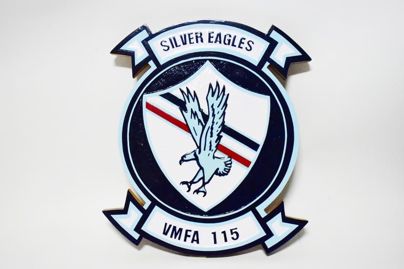VMFA-115 Silver Eagles Plaque