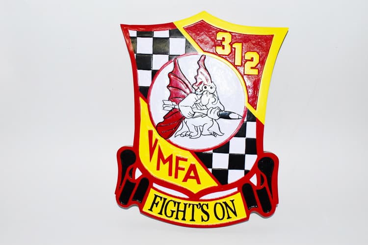VMFA-312 Checkerboards Plaque