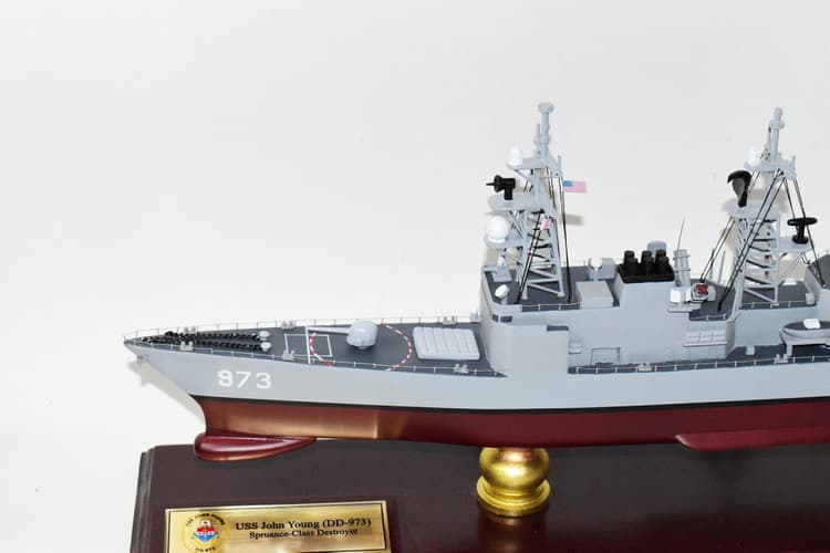DD-973 USS John Young, 24 inch Mahogany Model