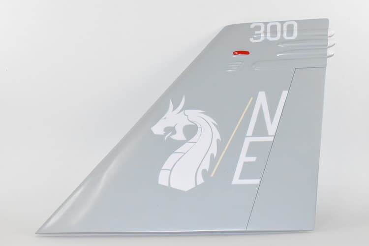 VFA-192 Golden Dragons 2019 F/A-18 Tailflash, Navy, 20", Mahogany, Fighter/Attack