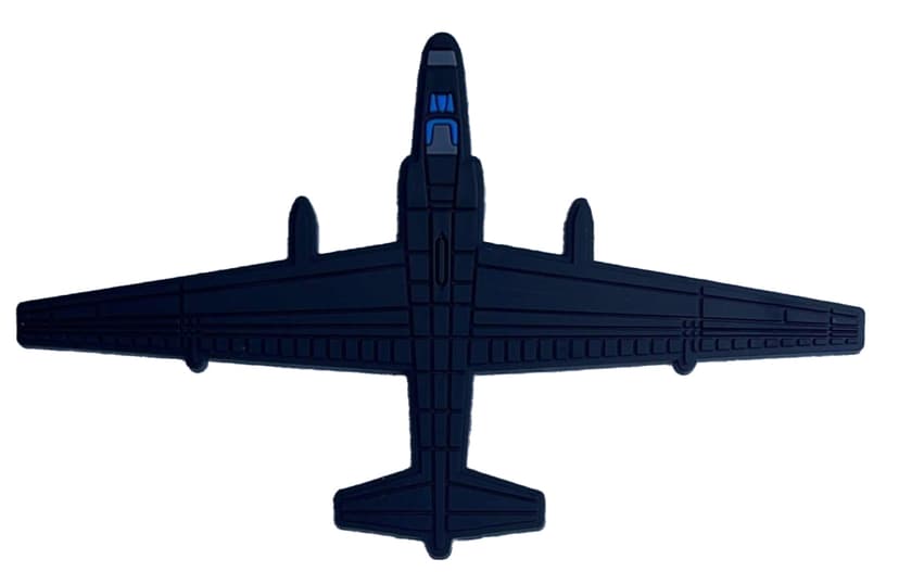 Lockheed Martin U-2 Dragon Lady Silhouette Patch, PVC, 5 inch, Officially Licensed