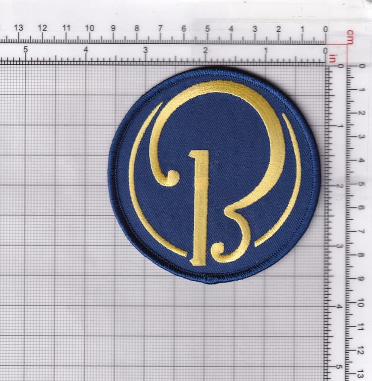 Beechcraft Blue and Gold Logo Shoulder Patch