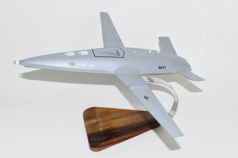 MQ-25 Stingray, 18-inch Mahogany Model