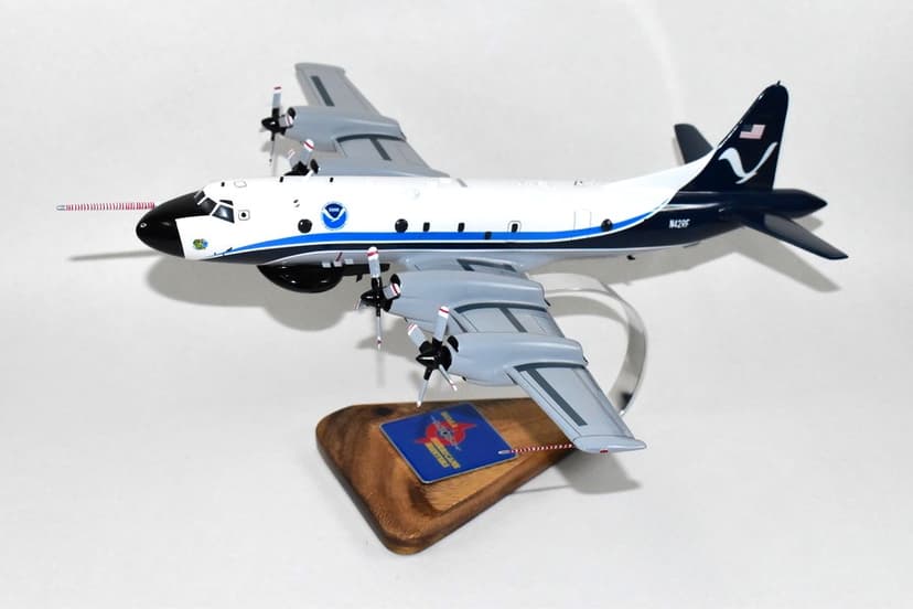 Lockheed Martin® WP-3D Orion, NOAA (2024), 18" Mahogany Model