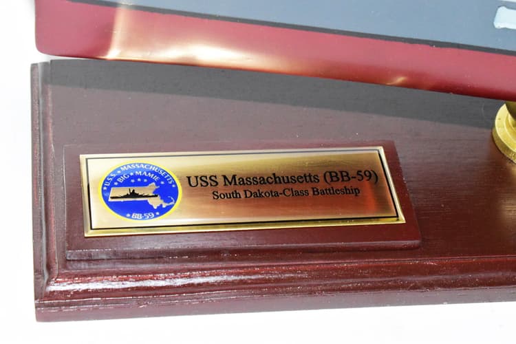 USS Massachusetts BB-59 South Dakota Class Battleship