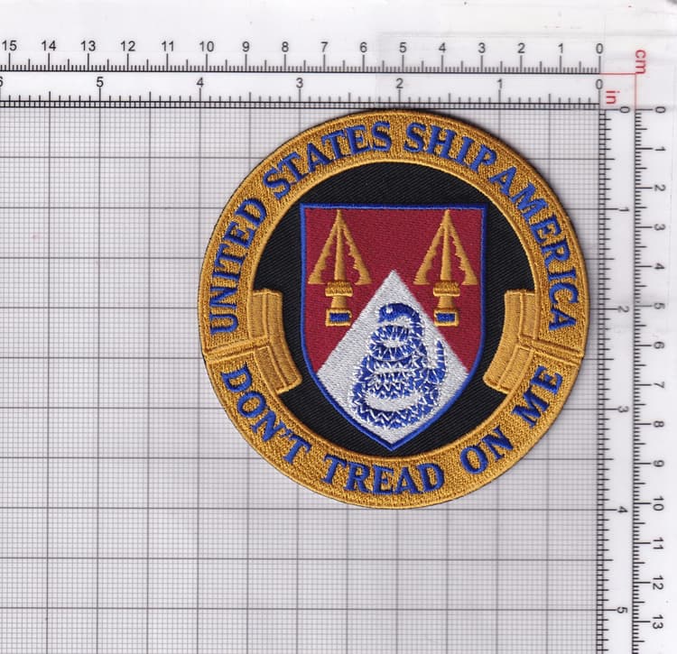 USS America CV-66 “Don’t Tread on Me” Patch