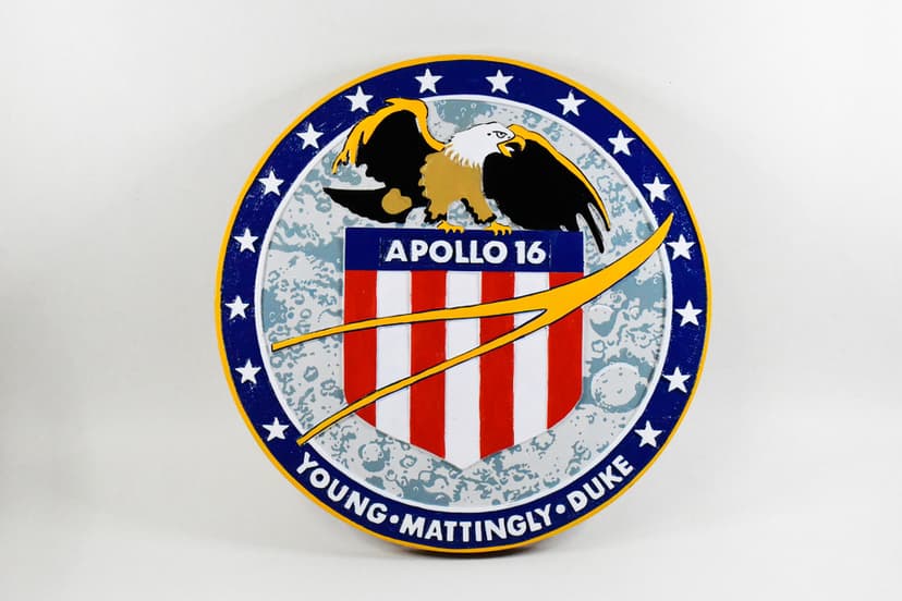 Apollo 16 Plaque