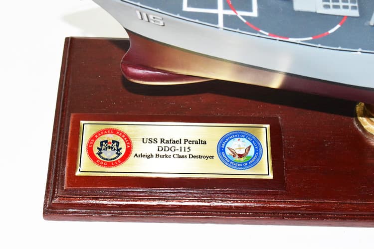 USS Rafael Peralta (DDG-115) 24-inch Mahogany Model
