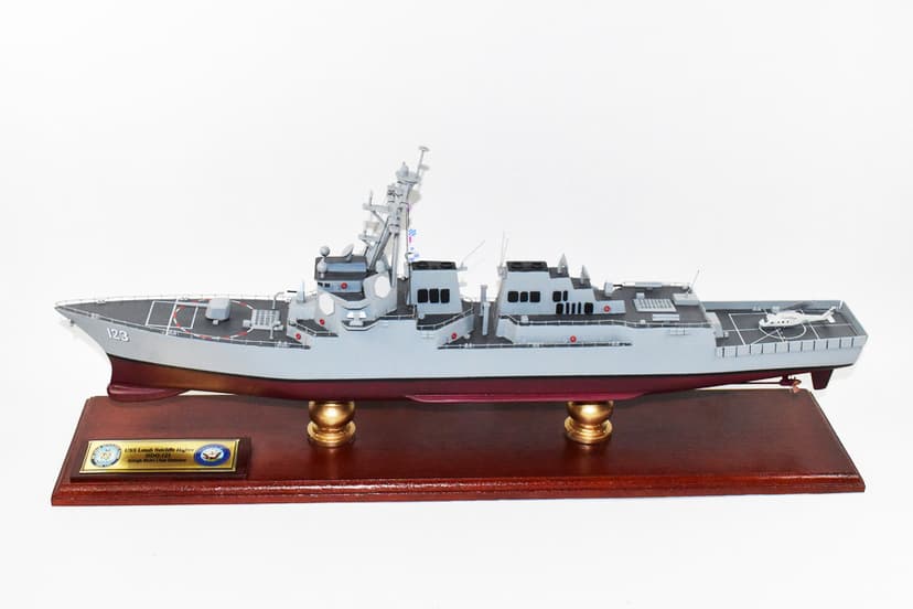 USS Lenah H. Sutcliffe Higbee (DDG-123) 24-inch Mahogany Model