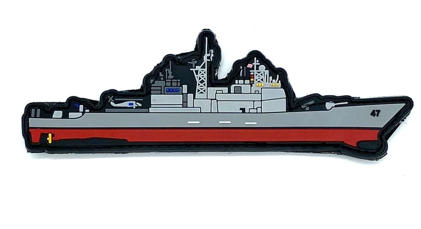USS Ticonderoga CG-47 PVC Patch