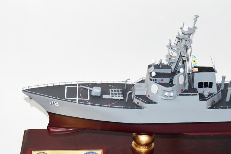 USS Daniel Inouye (DDG-118) 24-inch Mahogany Model