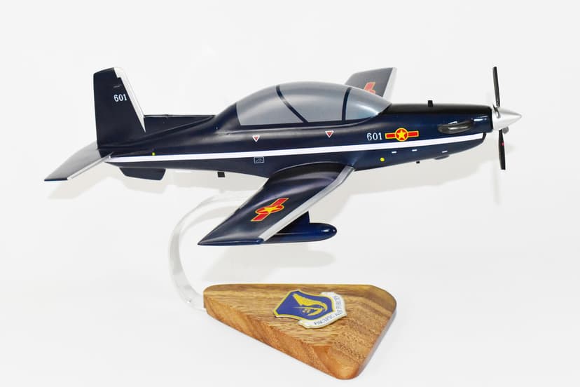 Beechcraft T-6C Texan II, Vietnam (PACAF), 16 inch Mahogany Model