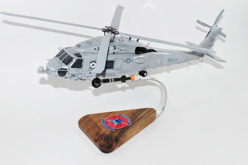 Sikorsky® MH-60R Seahawk®, HSM-35 Magicians 2017, 16in Mahogany Scale Model