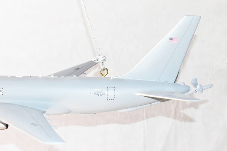 905th ARS, KC-46 Pegasus, 28 inch Lx 27"Mahogany Model