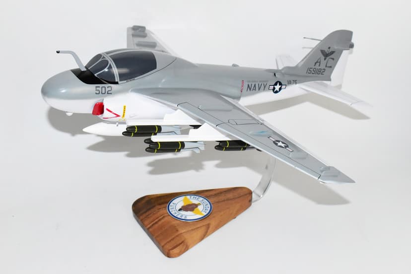 VA-75 Sunday Punchers, 1983 USS Kennedy, A-6E Model, 18"