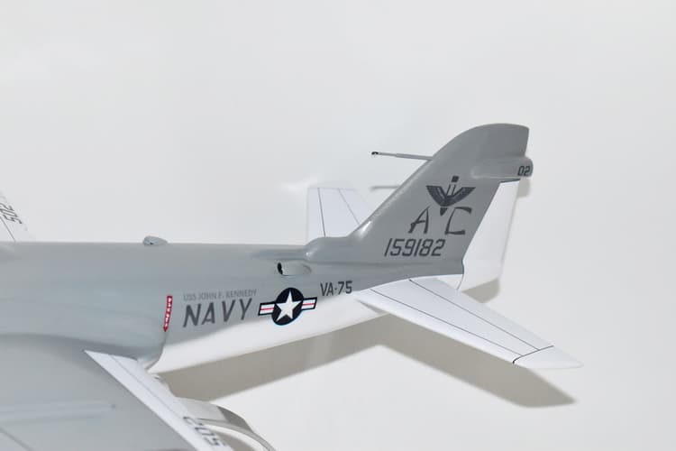 VA-75 Sunday Punchers, 1983 USS Kennedy, A-6E Model, 18"